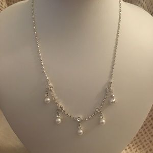 Pearl & Diamond Delicate Necklace